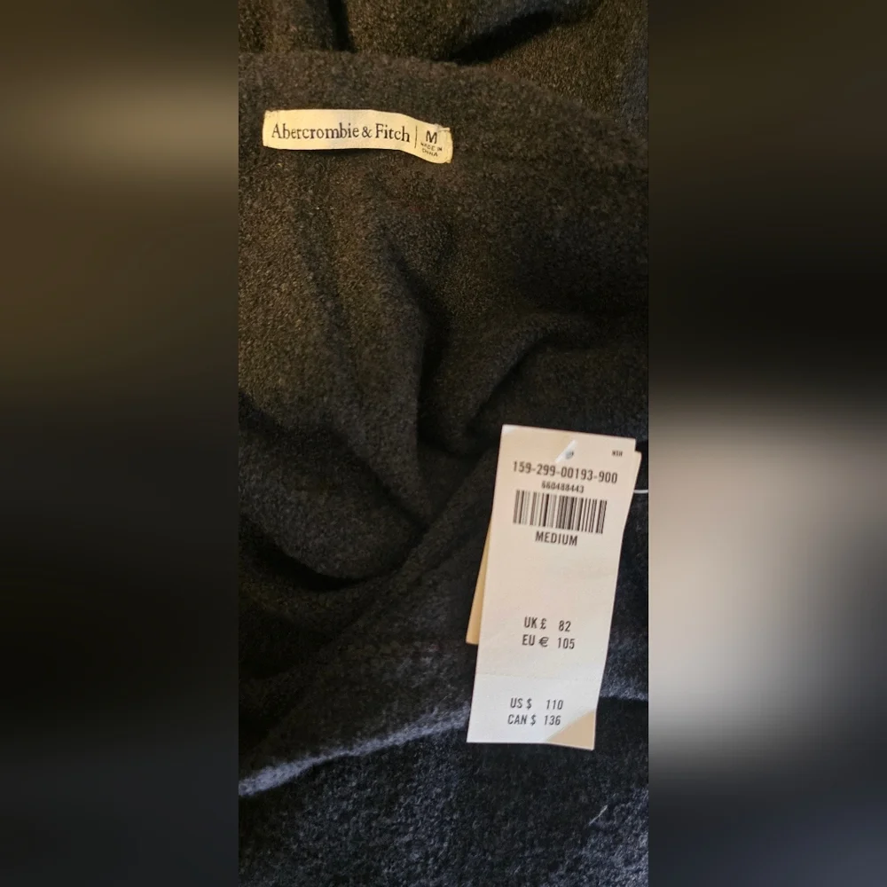 Abercrombie & Fitch Black Off-Shoulder Maxi Dress